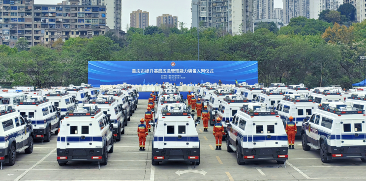 JSV江鈴改裝助力重慶應急救援，46臺猛士前突指揮車硬核交付！